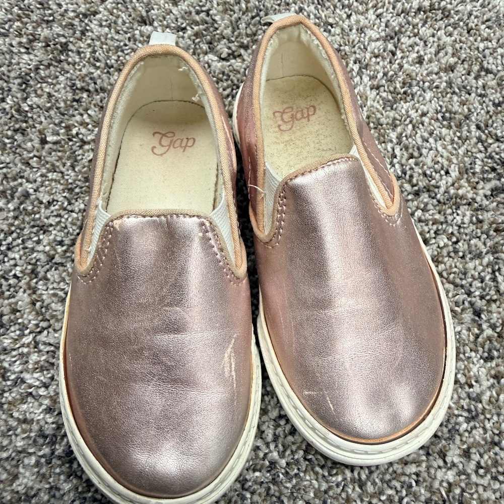 Gently Used GAP Slip-On Sneaker - Iridescent pink, Toddler size 9.5